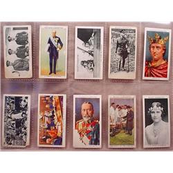 LOT OF 10 VINTAGE TOBACCO CARDS - ROYALTY