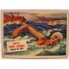 Image 1 : 1954 TOPPS SCOOPS NO. 72 TRADING CARD EDERLE SWIMS
