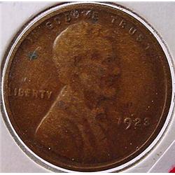 1923-S LINCOLN CENT VG