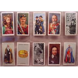 LOT OF 10 VINTAGE TOBACCO CARDS - ROYALTY
