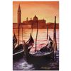 Image 1 : Howard Behrens (1933-2014), "Sunset on the Grand Canal 4" Limited Edition Hand Embellished Giclee on