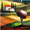 Image 2 : Slava Brodinsky Hand Signed Original Painting on Canvas with Letter of Authenticity.