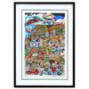 Charles Fazzino- 3D Construction Silkscreen Serigraph "Looneywood"