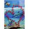 Image 4 : Vera V. Goncharenko- Original Painting on Cutout Steel and Board "Ocean Life"
