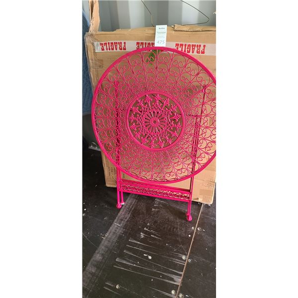 Metal Fold Down Table Cat C