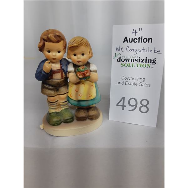 Hummel Figurine We Congratulate Cat A