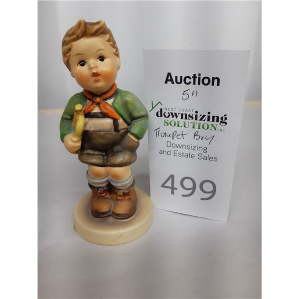 Hummel Figurine Trumpet Boy Cat A