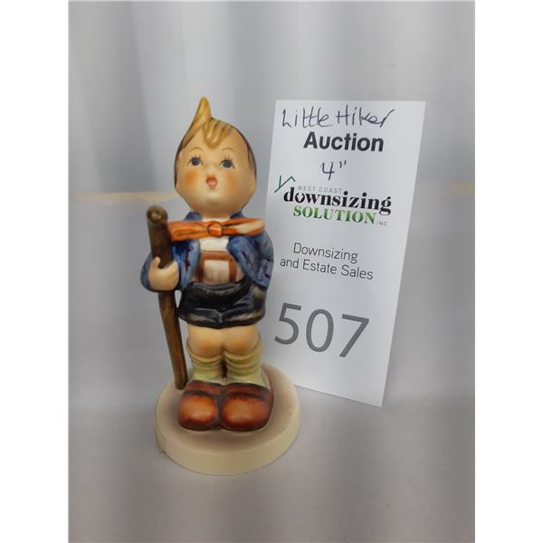 Hummel Figurine Little Hiker Cat A