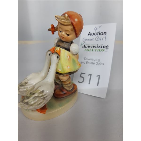 Hummel Figurine Goose Girl Cat A