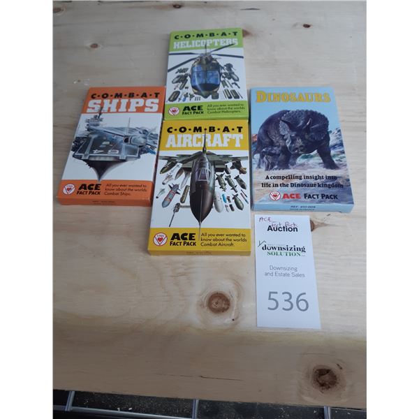 ACE Fact Pack Collector Cards Cat A