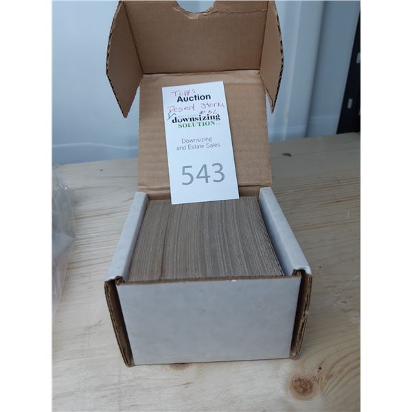 Topps Desert Storm #1 & 2 Trading Cards Cat A