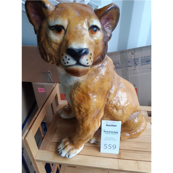 Ceramic Lion Cat A