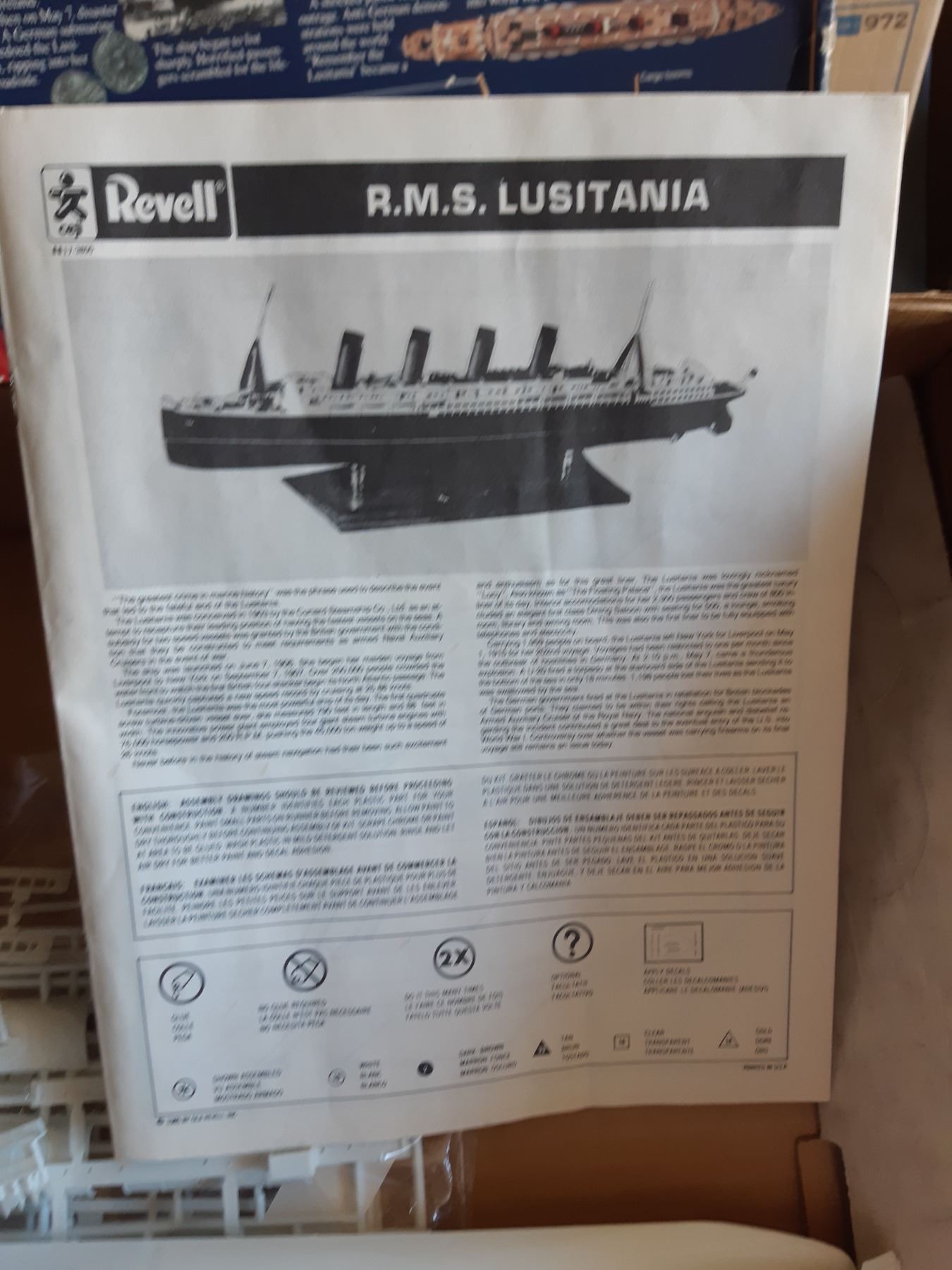 Revell Model Kit RMS Lusitania Cat A