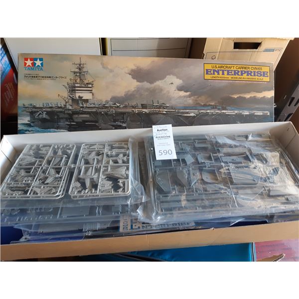 Tamiya Model Kit Us Enterprise Cat A