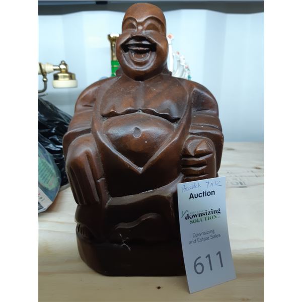 Solid Wood Buddha Cat A