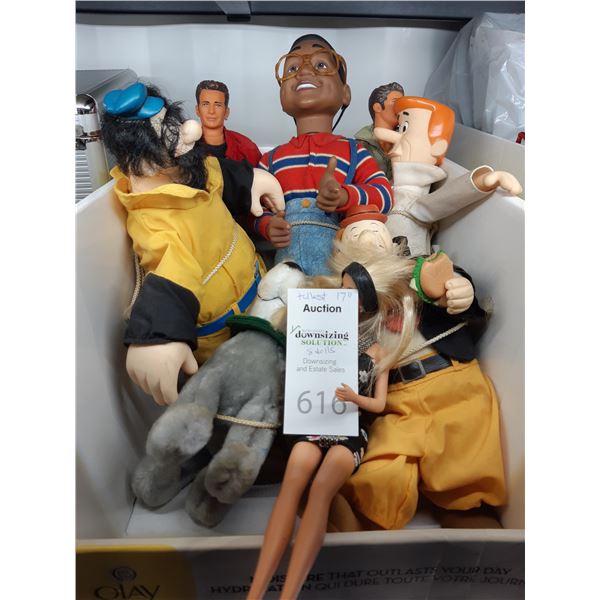 Collection of TV Character Dolls Cat A