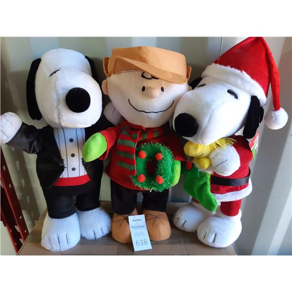 Large 21" Peanuts  Snoopy Dolls Cat B