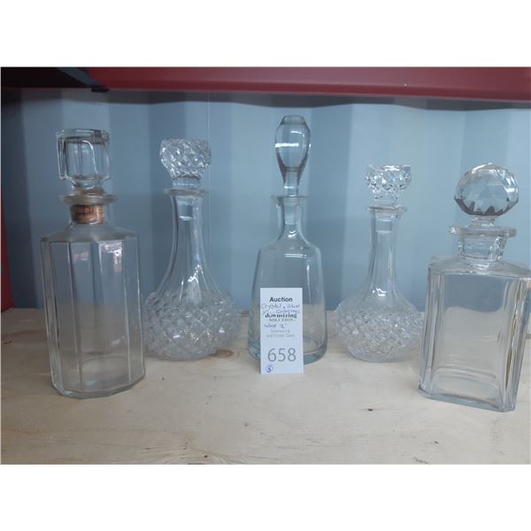 Crystal & Glass Decanters Cat B