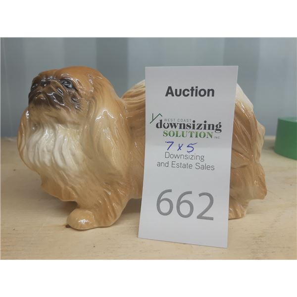 Pekingese Porcelain Dog Cat B