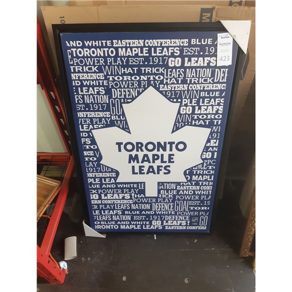 Framed Toronto Maple Leafs Cat B