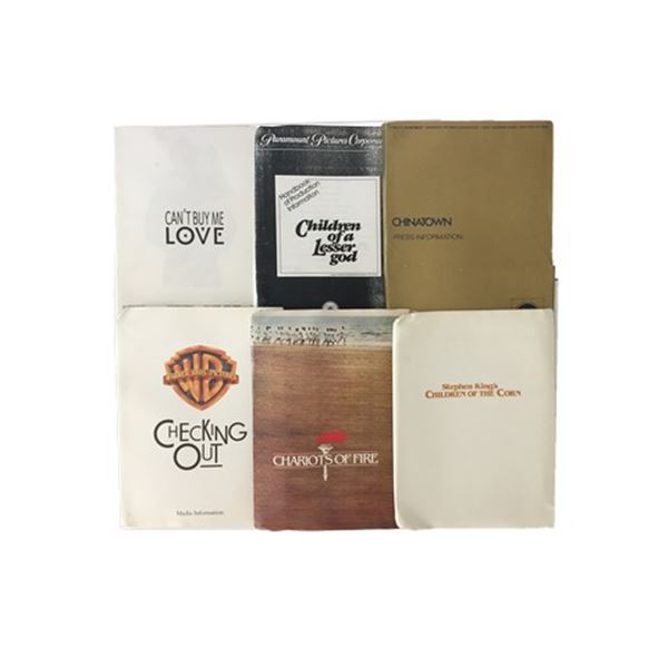 Collection of Press Kits (1970's-80's)