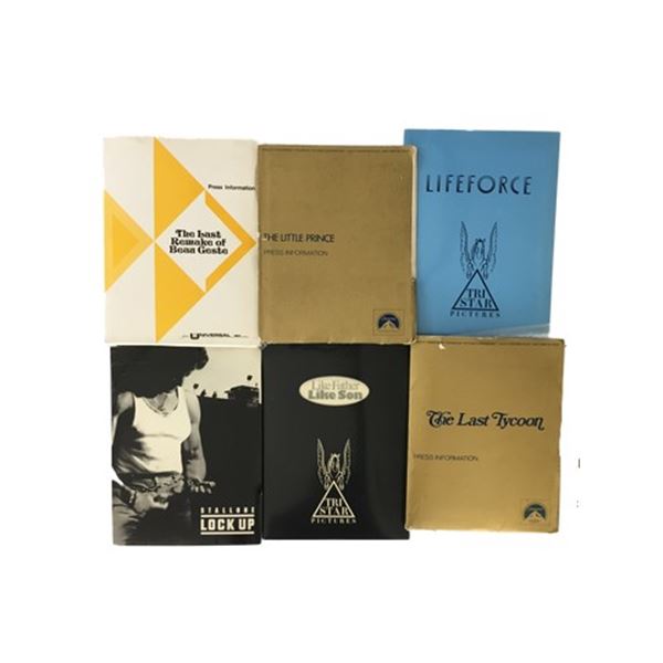 Collection of Press Kits & Publicity Stills