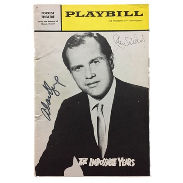 Alan King/Janet Ward Signed Playbill Magazine
