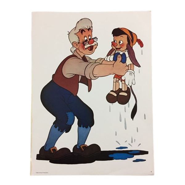 Pinocchio (1940) Vintage Litho Photo