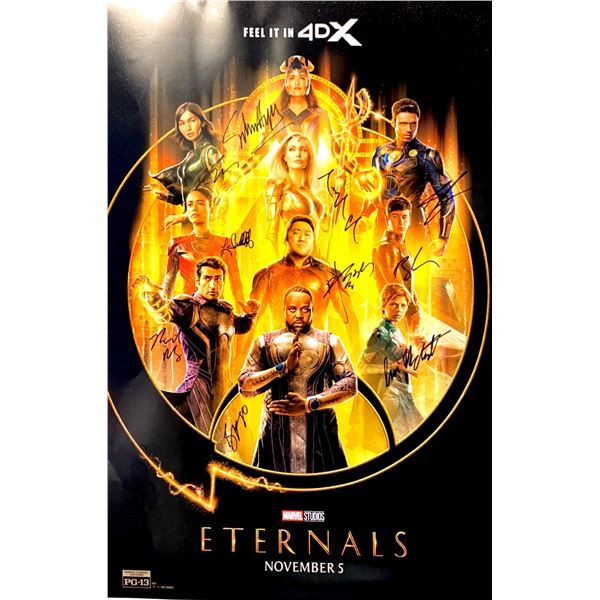 Autographed Eternals Poster