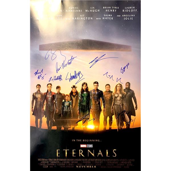 Autographed Eternals Poster