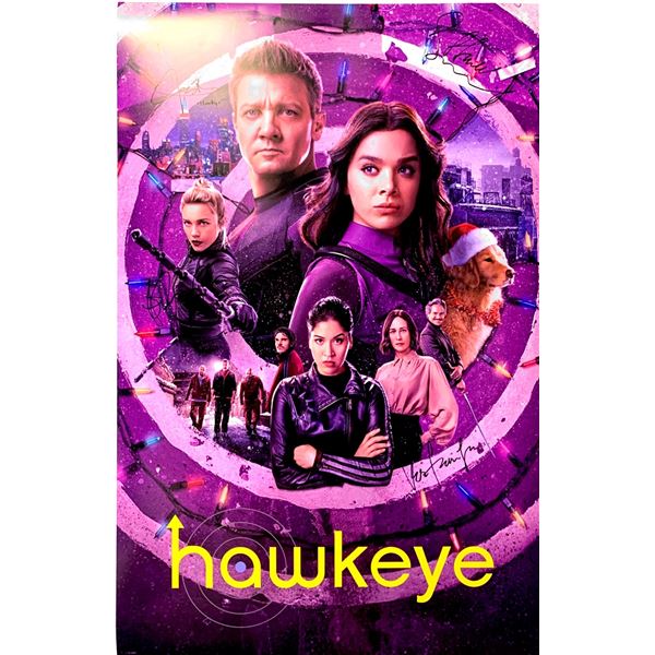 Autographed Hawkeye Poster