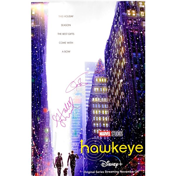 Autographed Hawkeye Poster