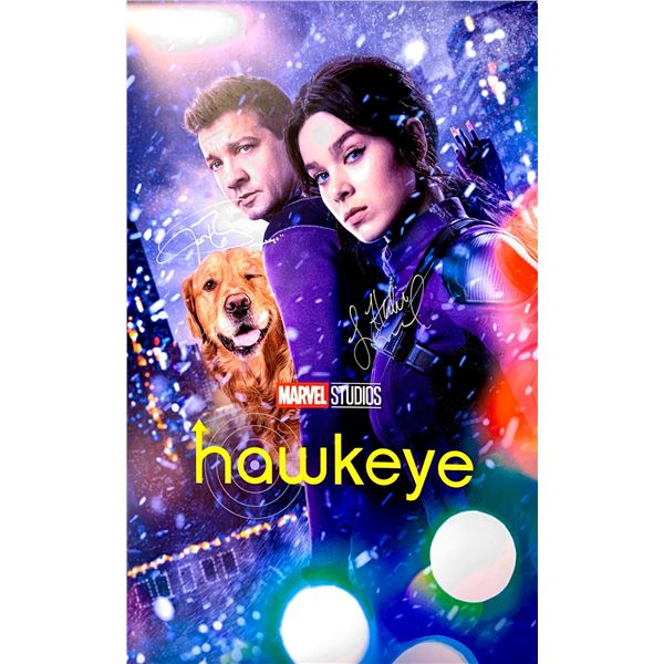 Autographed Hawkeye Poster