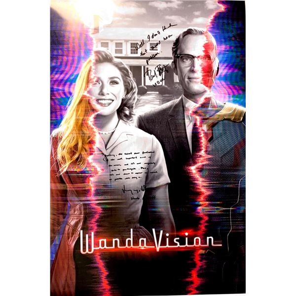 Autographed WandaVision Poster