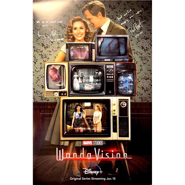 Autographed WandaVision Poster