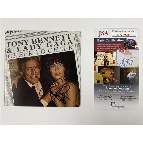 Autographed Cheek to Cheek JSA Cd booklet