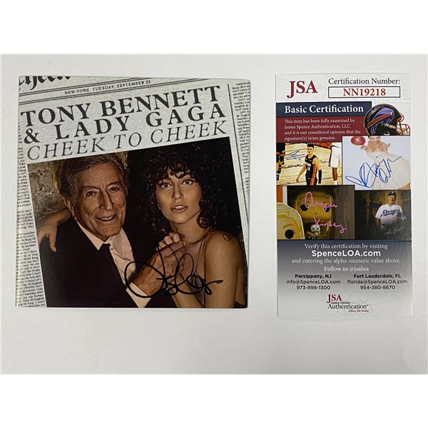 Autographed Cheek to Cheek JSA Cd booklet