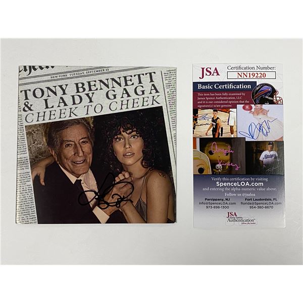 Autographed Cheek to Cheek JSA Cd booklet