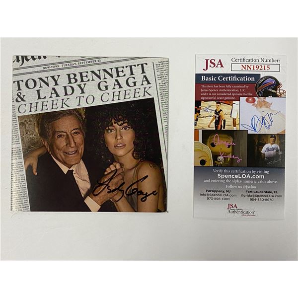 Autographed Cheek to Cheek JSA Cd booklet