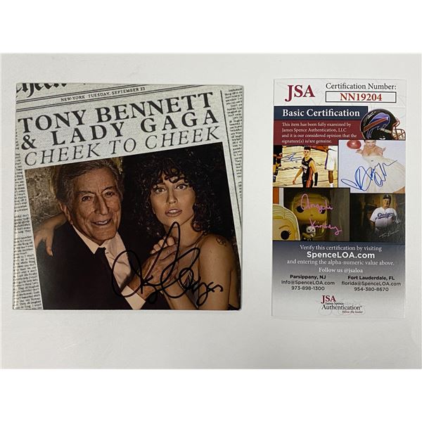 Autographed Cheek to Cheek JSA Cd booklet
