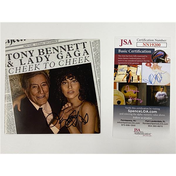 Autographed Cheek to Cheek JSA Cd booklet