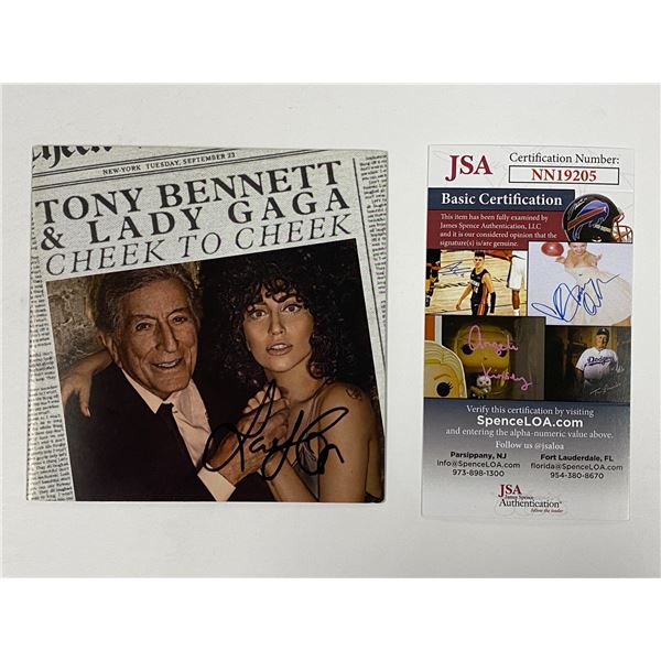 Autographed Cheek to Cheek JSA Cd booklet