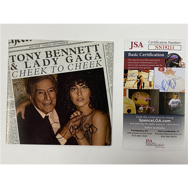 Autographed Cheek to Cheek JSA Cd booklet