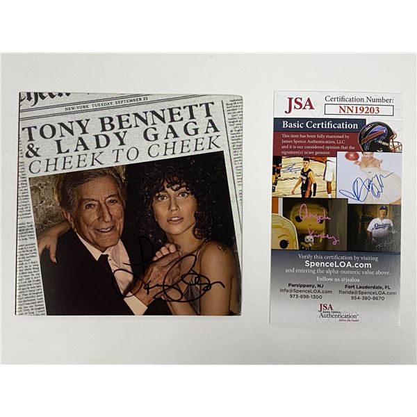 Autographed Cheek to Cheek JSA Cd booklet