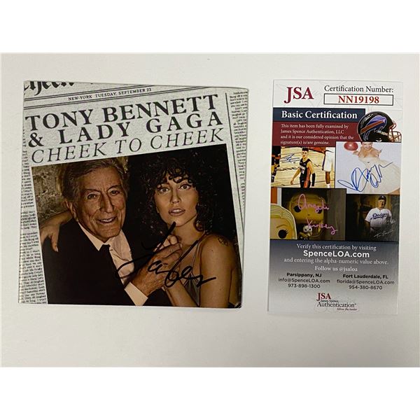 Autographed Cheek to Cheek JSA Cd booklet