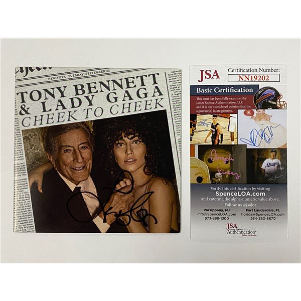 Autographed Cheek to Cheek JSA Cd booklet