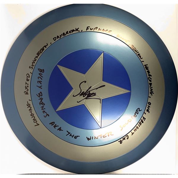 Autographed Captain Beckett Shield
