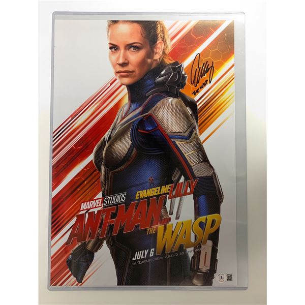 Autographed Evangeline Lilly Photo Beckett