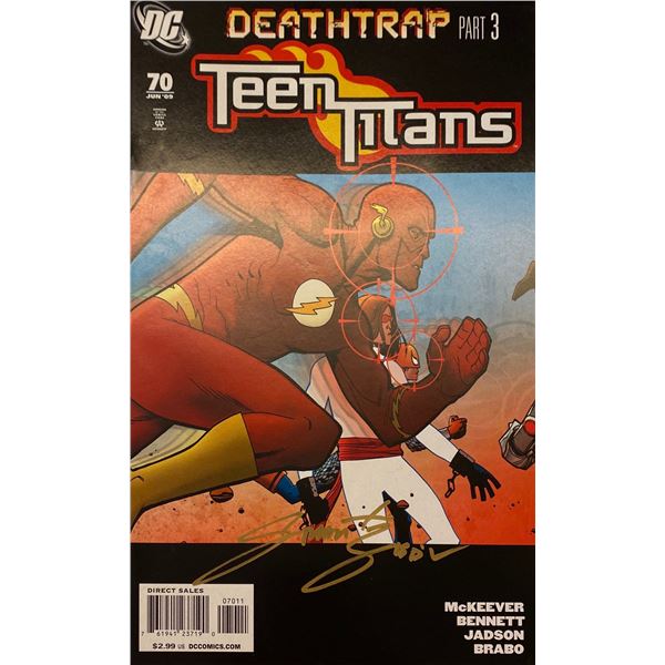 Autographed Teen Titans Comics