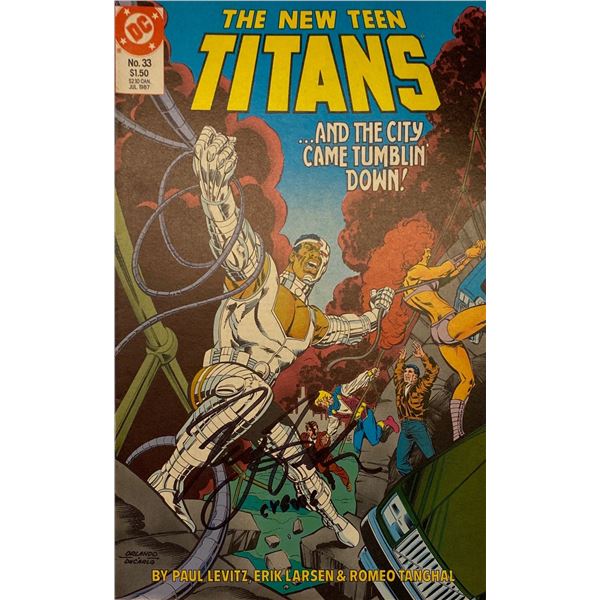 Autographed Titans Comics